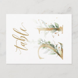 Grünes und goldenes Blattwerk, Tabelle 21, Tischnu Postkarte