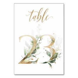 Grünes und goldenes Blattwerk, Tabelle 23, Tischnu Tischnummer