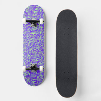 Grünes und Lila Design Skateboard