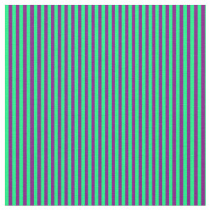 Grünes und Lila Linse-/Streifenmuster Stoff