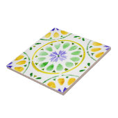 Grünes und lila marokkanisches Wasser Fliese (Seite)