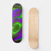 Grünes und Lila Skateboard (Vorderseite)