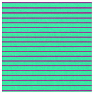 Grünes und Lila Streifenmuster Stoff