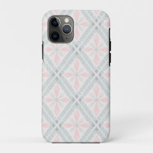 Grünes und rosa Pastell-Diamantmuster Case-Mate iPhone Hülle
