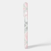 Grünes und rosa pastellfarbenes Diamantmuster Case-Mate iPhone Hülle (Rückseite / Links)