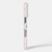 Grünes und rosa pastellfarbenes Diamantmuster Case-Mate iPhone Hülle (Rückseite / Rechts)