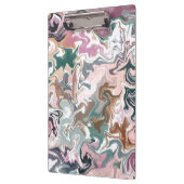 Grünes und rosafarbenes Acryl Klemmbrett (Links)