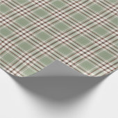 Grünes und rotes Kariertes Umschlagpapier für Baue Geschenkpapier (Ecke)