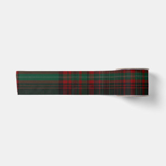 Grünes und rotes Karo-Tartan-Band Satinband