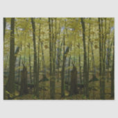 Grünes und schwarzes Baumwollpapier Seidenpapier (Vorderseite)