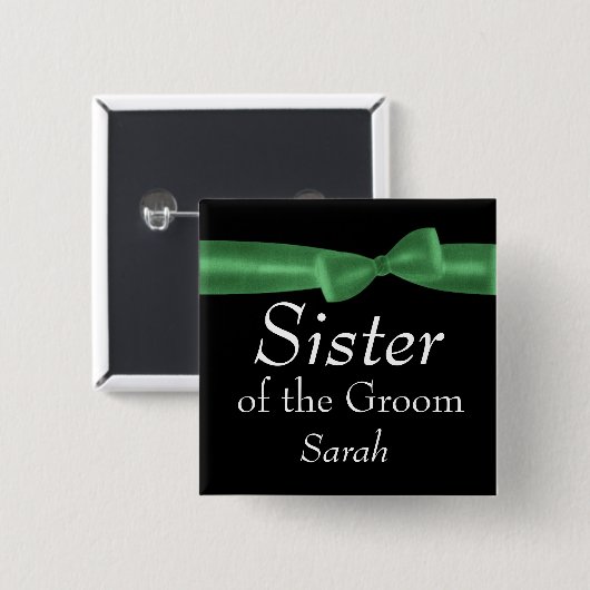 Grünes und schwarzes button (Vorne & Hinten)