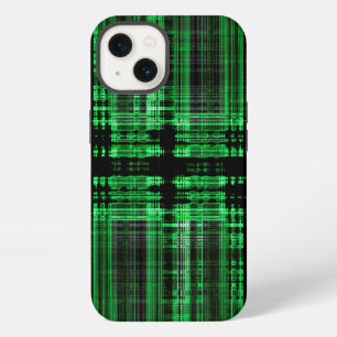 Grünes und schwarzes Matrixmuster Case-Mate iPhone 13 Hülle