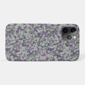 grünes und violettes Tarnmuster abstrakt Case-Mate iPhone Hülle (Rückseite (Horizontal))