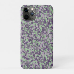 grünes und violettes Tarnmuster abstrakt Case-Mate iPhone Hülle