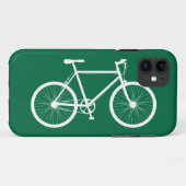 Grünes und weißes Fahrrad Case-Mate iPhone Hülle (Rückseite (Horizontal))