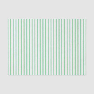 Grünes und weißes Nadelstreifen-Seidenpapier Seidenpapier