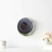 grünes und weißes Vintages LKW-Gas Runde Wanduhr (Zuhause)