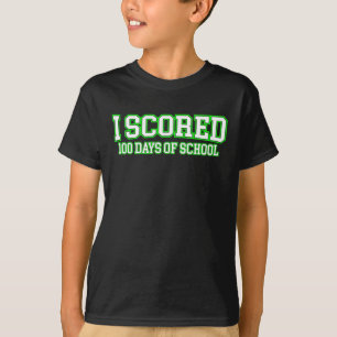 Grünes Varsity I habe 100 Tage Schulsport geschaff T-Shirt