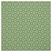 Grünes Vierblattklee-Muster Stoff (Muster)