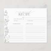 Grünes Viktorianisches Brautparty Rezept (Vorderseite)