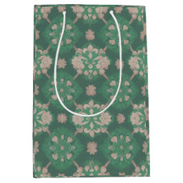 Grünes, Viktorianisches Design Mittlere Geschenktüte