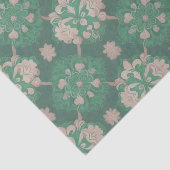 Grünes, Viktorianisches Design Seidenpapier (Ausschnitt)