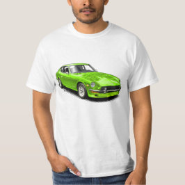 Grünes Vintages klassisches Z-Car-T-Shirt T-Shirt