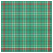 Grünes Vintages Weihnachten kariert Stoff (Muster)