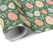 Grünes Volkspapier Geschenkpapier (Rolleneckpunkt)