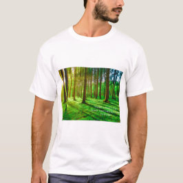 Grünes Wald Bild - Üppige Natur  T-Shirt