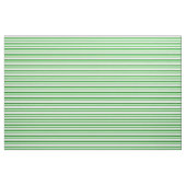 Grünes, waldgrünes und schmalzfarbenes Muster Stoff (Fat Quarter (45,7 x 55,9 cm))