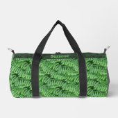 Grünes Waldland Ferns Natur Personalisiert Duffle Bag (Vorderseite)