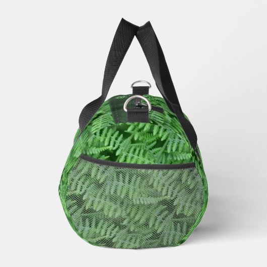 Grünes Waldland Ferns Natur Personalisiert Duffle Bag (Rechts)