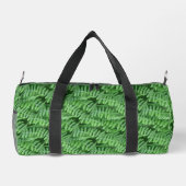 Grünes Waldland Ferns Natur Personalisiert Duffle Bag (Rückseite)
