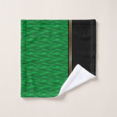 Grünes Wasser Badhandtuch Set (Waschlappen)