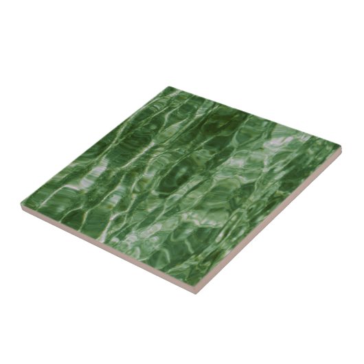 Grünes Wasser Fliese (Seite)