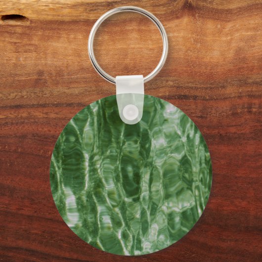 Grünes Wasser Schlüsselanhänger (Vorderseite)