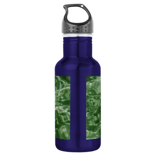 Grünes Wasser Trinkflasche (Rückseite)