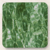 Grünes Wasser Untersetzer (Vorderseite)