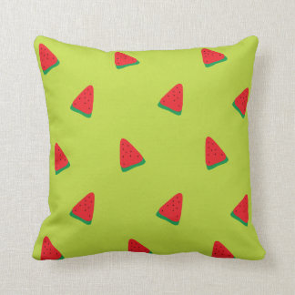 Grünes Wassermelone-Muster Kissen