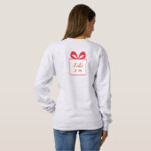Grünes Weihnachten Joyoux Sweatshirt (Schwarz voll)