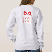 Grünes Weihnachten Joyoux Sweatshirt (Rückseite)