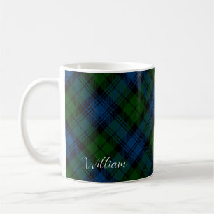 Grunes Weihnachten Rustikales Tartan Muster indivi Kaffeetasse