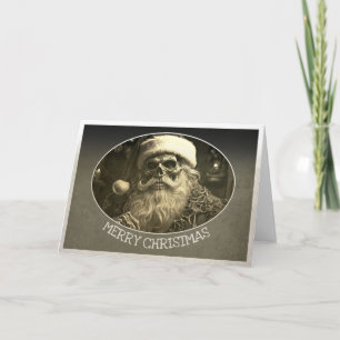 Grünes Weihnachten - Skelett-Weihnachtsmann 65609 Karte