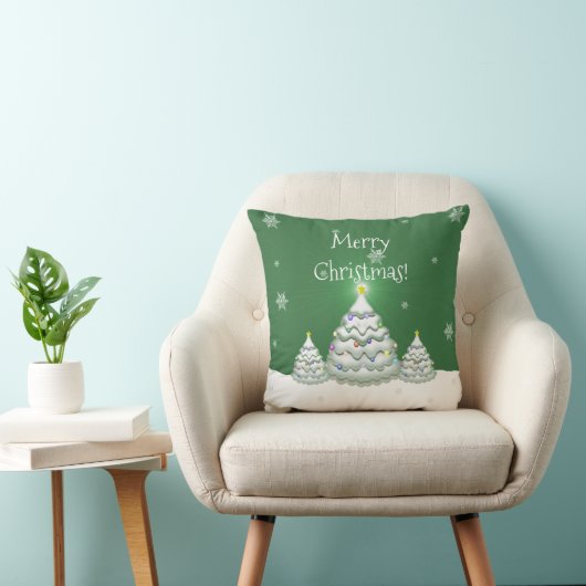 Grünes Weihnachtsbaum-Kissen Kissen (Stuhl )