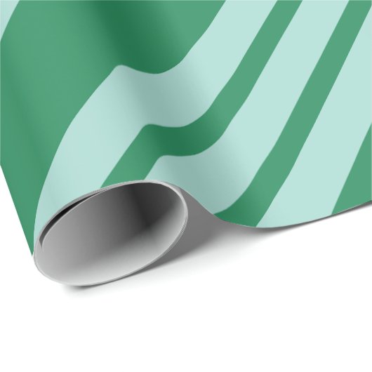 Grünes Weihnachtscreme Geschenkpapier (Rolleneckpunkt)