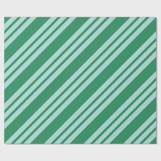 Grünes Weihnachtscreme Geschenkpapier (Flach)