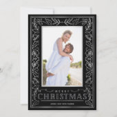 Grünes Weihnachtsfest Foto Feiertagskarte (Vorderseite)