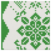 Grünes Weihnachtsgeschenk Stoff (Nahaufnahme)