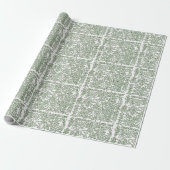 Grünes Weihnachtspapier Geschenkpapier (Ungerollt)